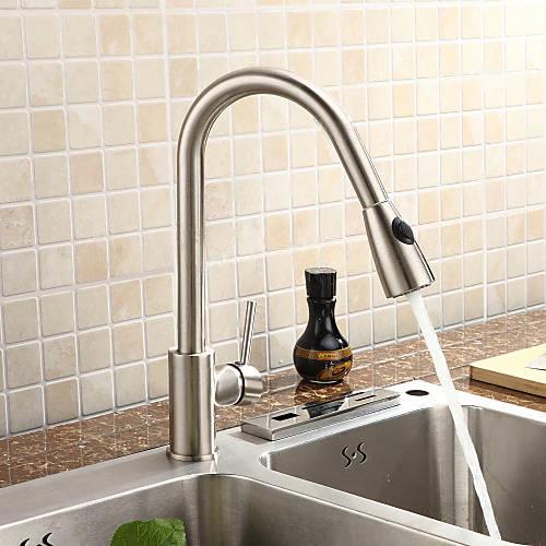 Wovier Kitchen Faucet with Pull Down Sprayer, Kitchen Sink Faucet W8563-7