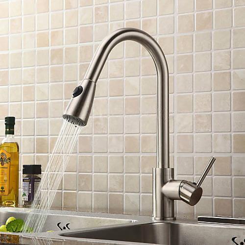 Wovier Kitchen Faucet with Pull Down Sprayer, Kitchen Sink Faucet W8563-3