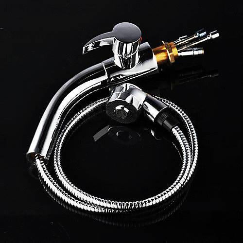 Wovier Kitchen Faucet with Pull Out Sprayer, Single Handle Kitchen Sink Faucet W8508-4