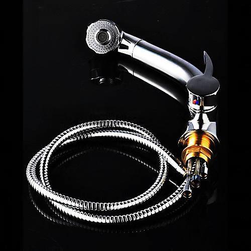 Wovier Kitchen Faucet with Pull Out Sprayer, Single Handle Kitchen Sink Faucet W8508-3