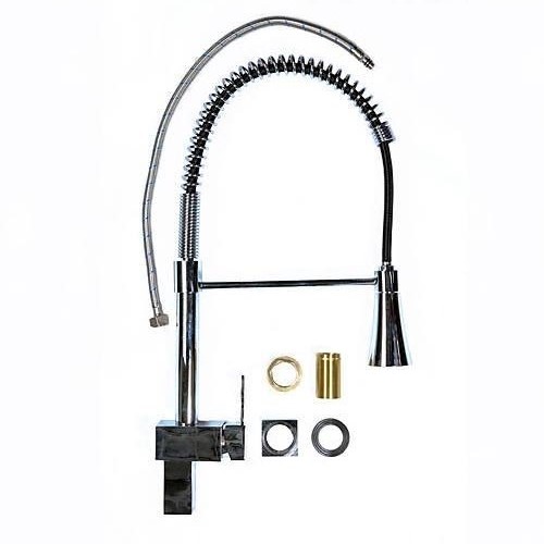 Wovier Kitchen Faucet with Pull Down Sprayer, Single Handle Kitchen Sink Faucet W8503-6