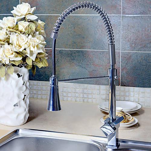 Wovier Kitchen Faucet with Pull Down Sprayer, Single Handle Kitchen Sink Faucet W8503-1