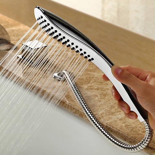 Wovier Bathtub Faucets Set,Three Handles Five Holes with Handheld Sprayer – W8751-3