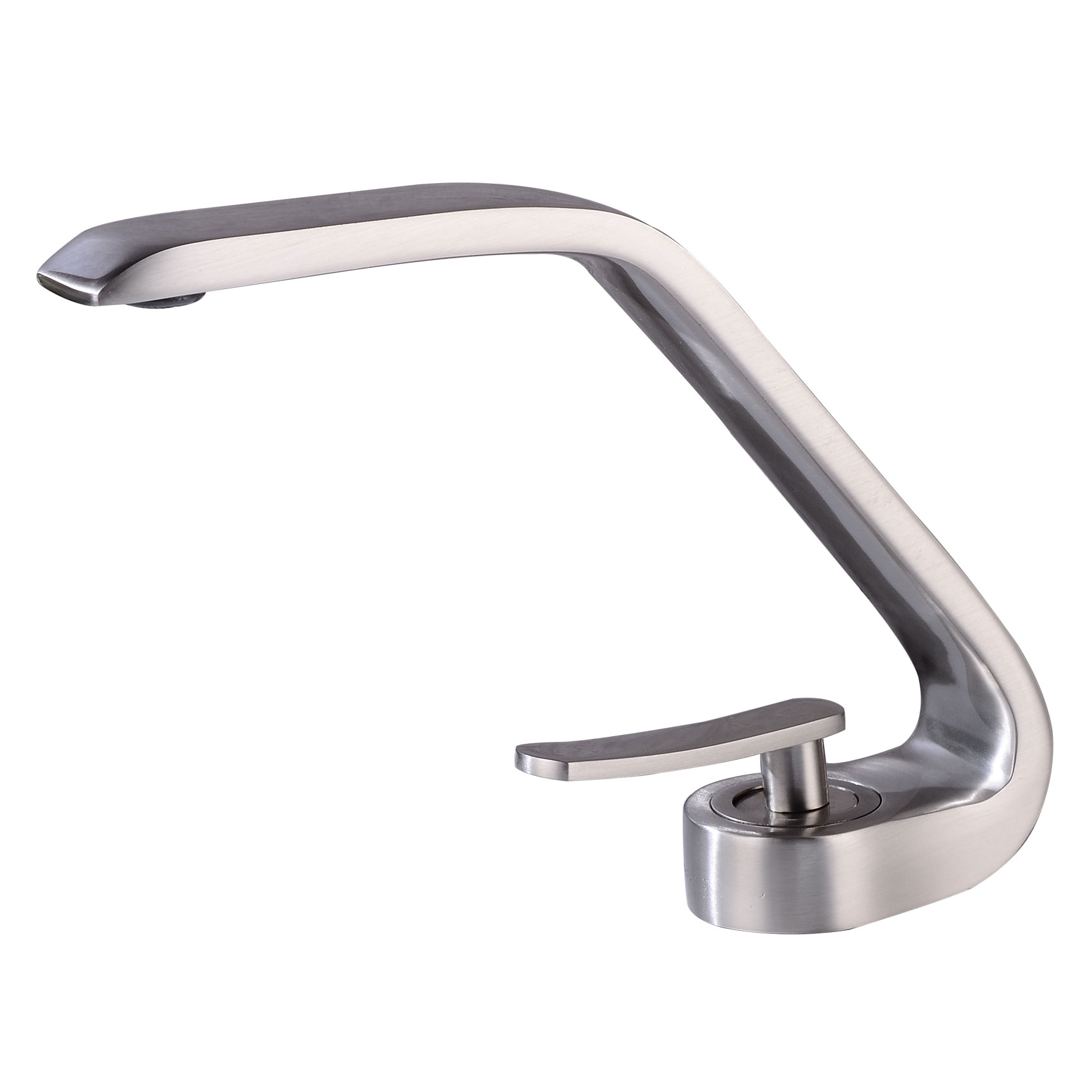 Wovier Bathroom Sink Faucet with Supply Hose,Single Handle Single Hole Lavatory Faucet W8348-1