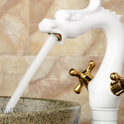 Wovier Vessel Faucet,Single Handle Single Hole Bathroom Faucet W8335-6