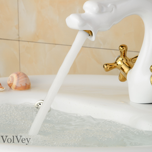 Wovier Bathroom Sink Faucet,Single Handle Single Hole Lavatory Faucet W8336-22