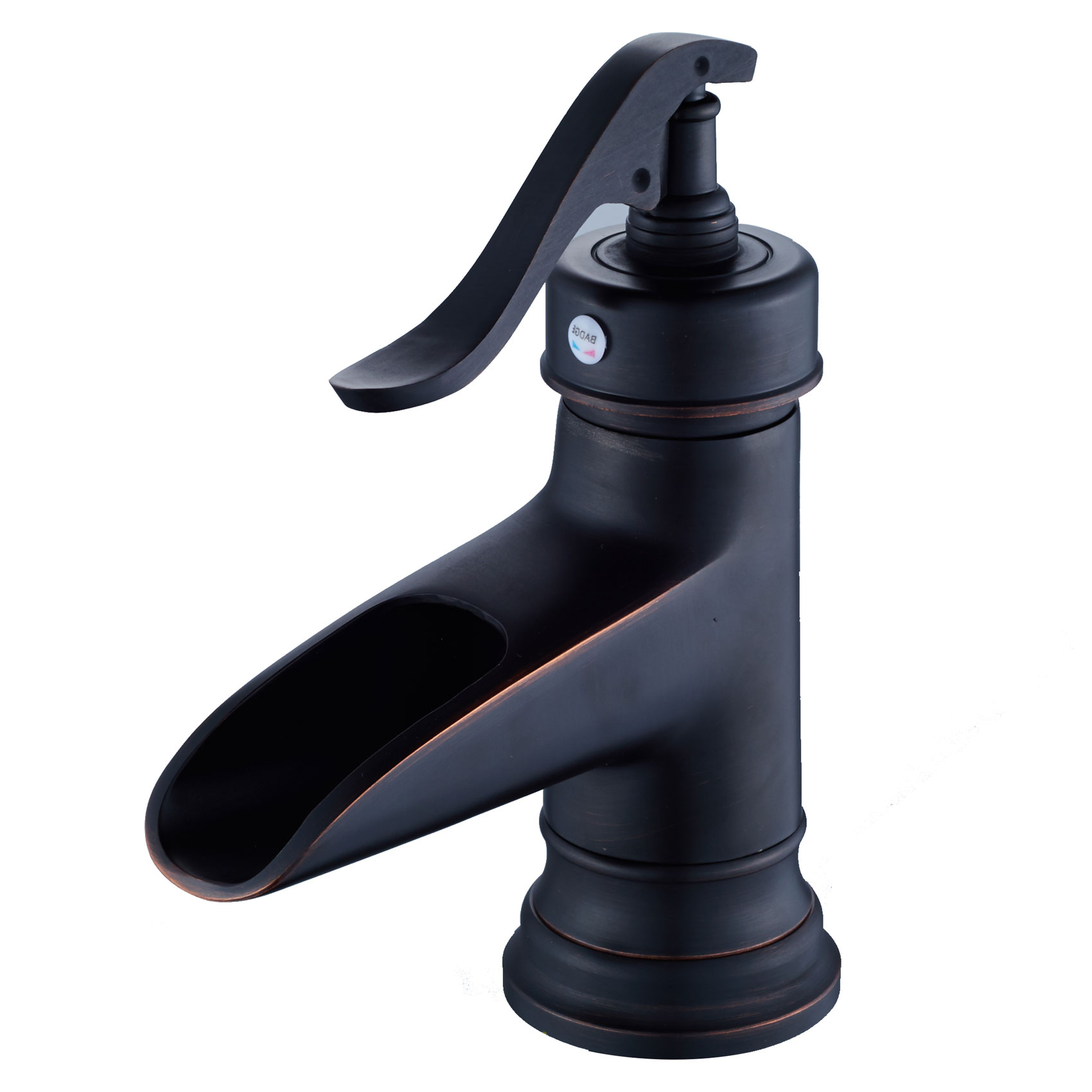 Wovier Bathroom Sink Faucet with Supply Hose,Single Handle Single Hole Lavatory Faucet W8290-7