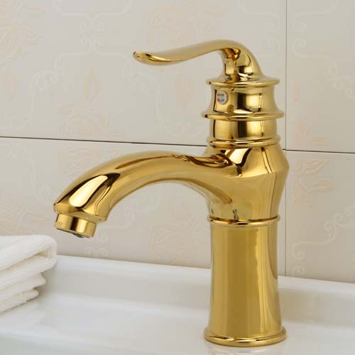 Wovier Bathroom Sink Faucet with Supply Hose,Single Handle Single Hole Lavatory Faucet W8267-8