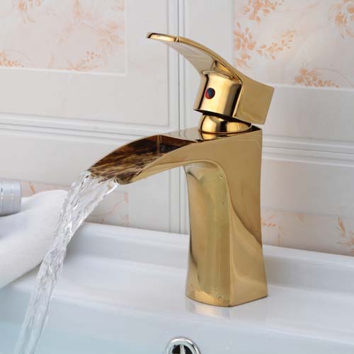 Wovier Bathroom Sink Faucet with Supply Hose,Single Handle Single Hole Lavatory Faucet W8232-12