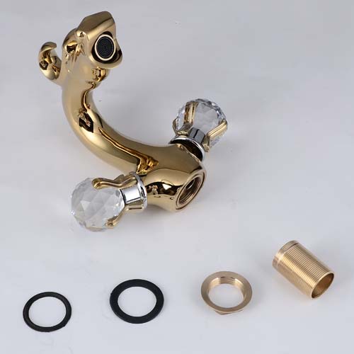 Wovier Bathroom Sink Faucet,Single Handle Single Hole Lavatory Faucet W8336-6