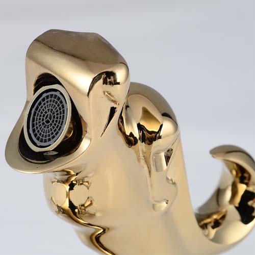 Wovier Bathroom Sink Faucet,Single Handle Single Hole Lavatory Faucet W8336-3