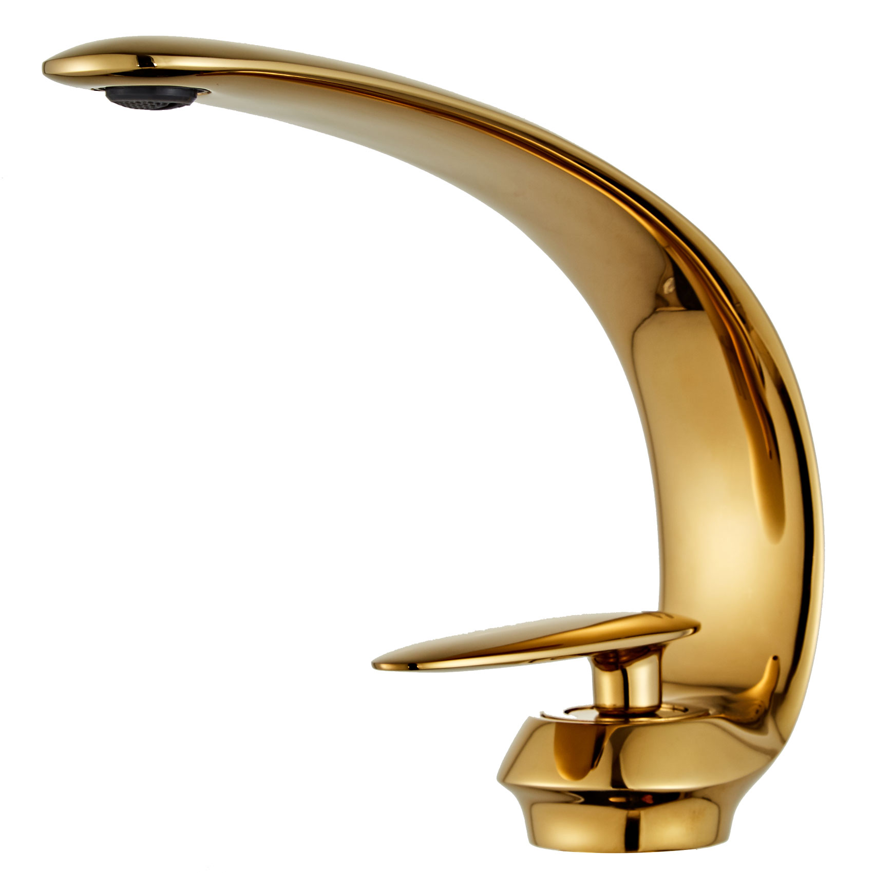 Wovier Bathroom Sink Faucet with Supply Hose,Single Handle Single Hole Lavatory Faucet W8349-15