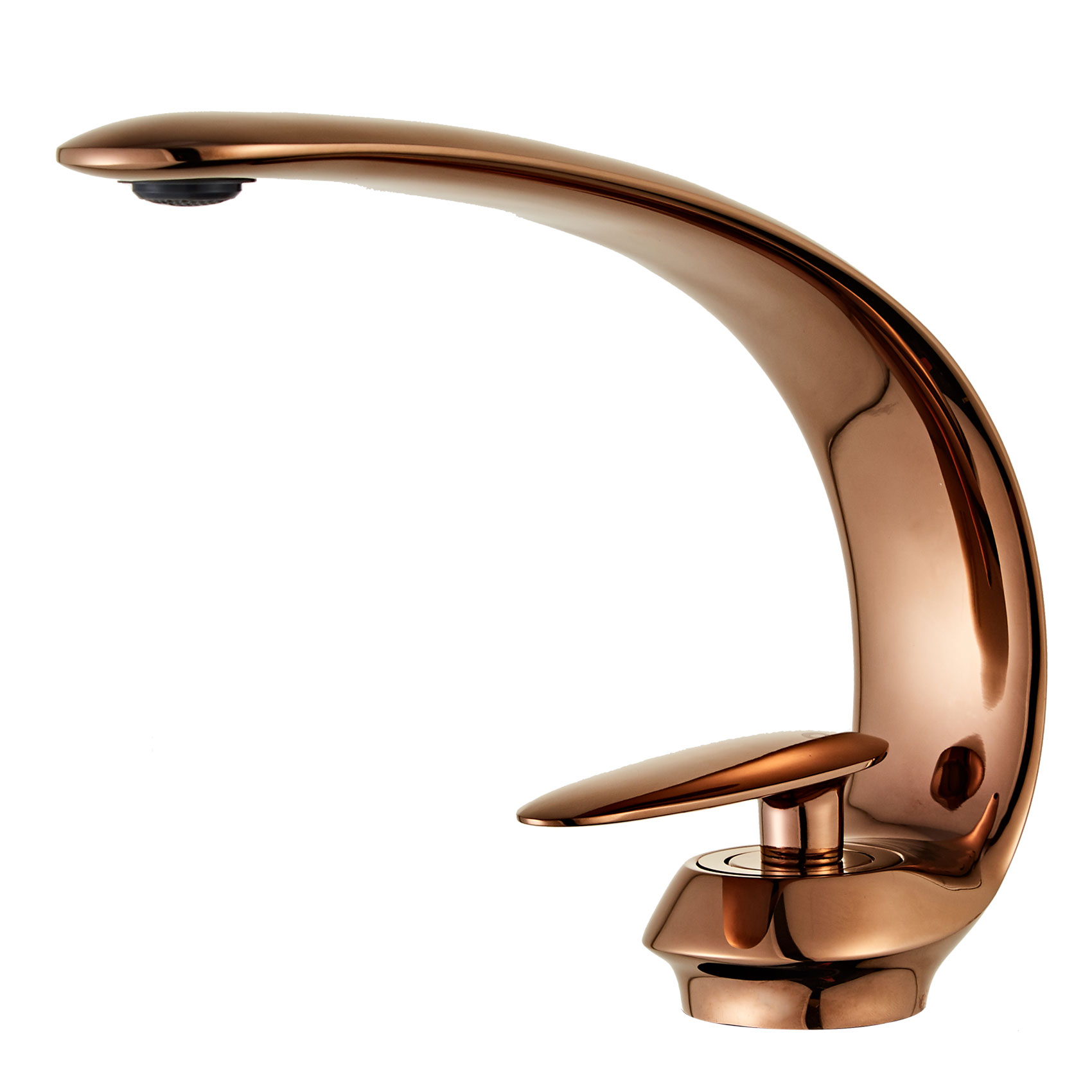 Wovier Bathroom Sink Faucet with Supply Hose,Single Handle Single Hole Lavatory Faucet W8349-27