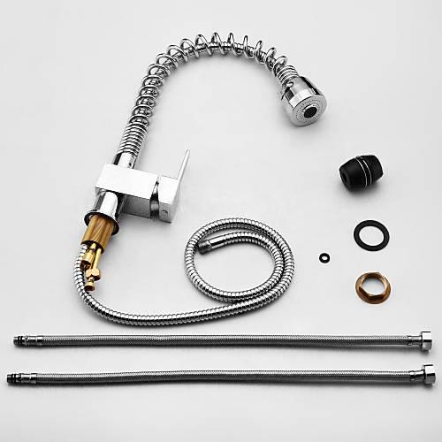 Wovier Kitchen Faucet with Pull Down Sprayer, Single Handle Kitchen Sink Faucet W8510-8