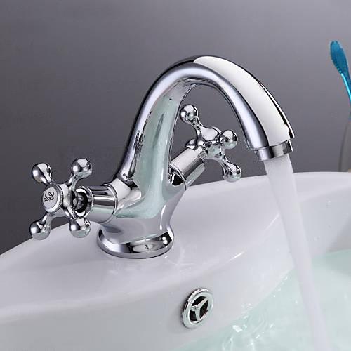 Wovier Bathroom Sink Faucet with Supply Hose,Single Handle Single Hole Lavatory Faucet W8278