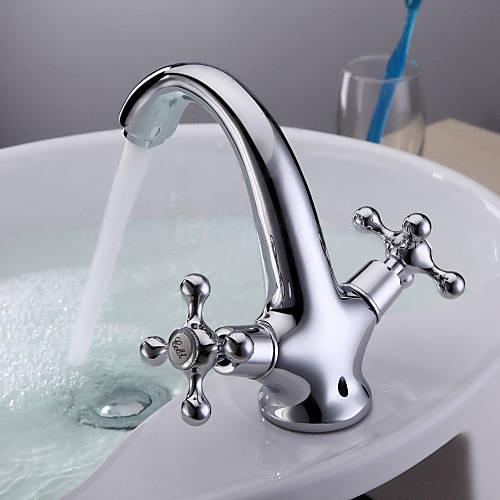 Wovier Bathroom Sink Faucet with Supply Hose,Single Handle Single Hole Lavatory Faucet W8278