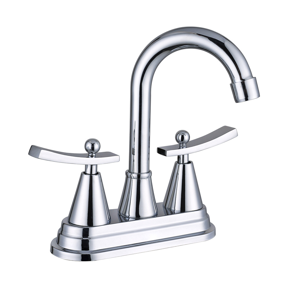 Wovier Centerset Faucet, 4 inch 2-Handle Bathroom sink Faucet-W8005-2