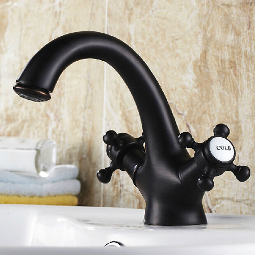 Wovier Bathroom Sink Faucet with Supply Hose,Single Handle Single Hole Lavatory Faucet W8278