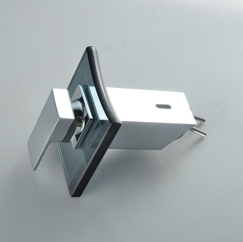 Wovier Waterfall Bathroom Sink Faucet,Single Handle Single Hole Faucet-W8106-8