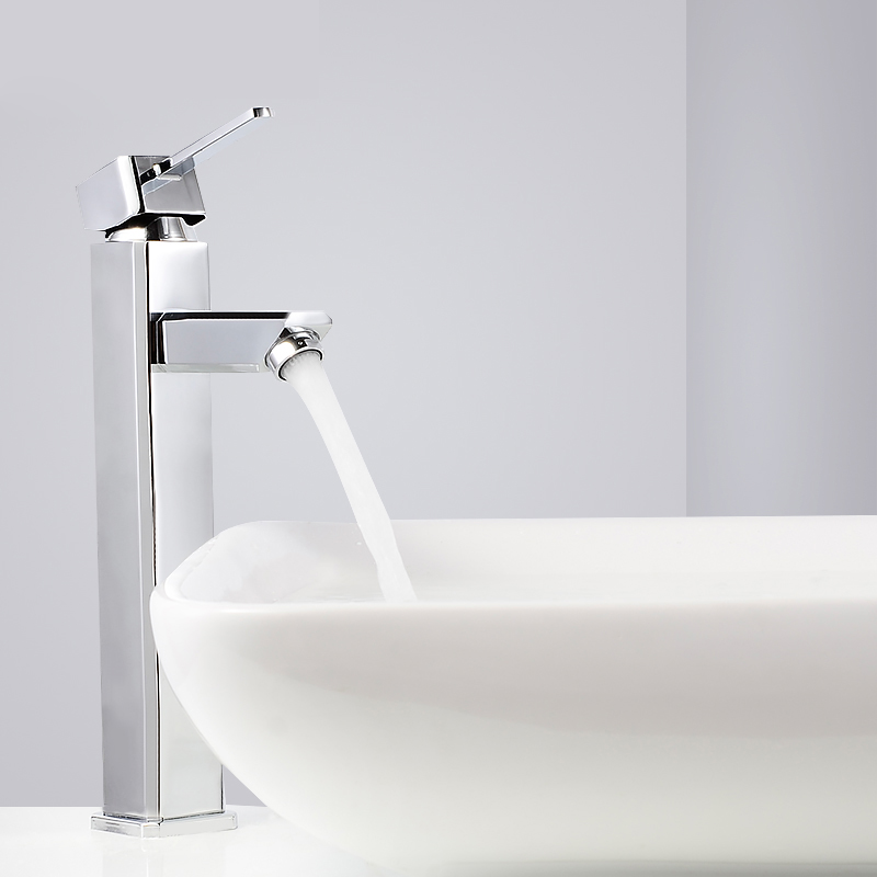 Wovier Vessel Faucet with Supply Hose,Single Handle Single Hole Bathroom Faucet W8357