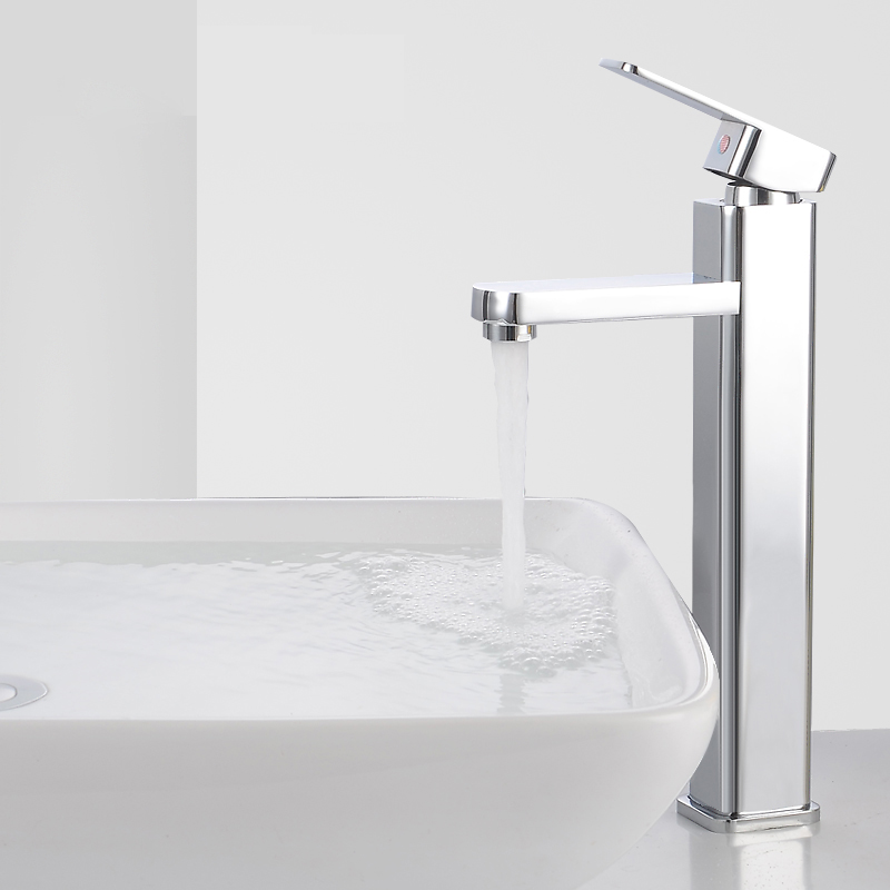 Wovier Vessel Faucet with Supply Hose,Single Handle Single Hole Bathroom Faucet W8355-1