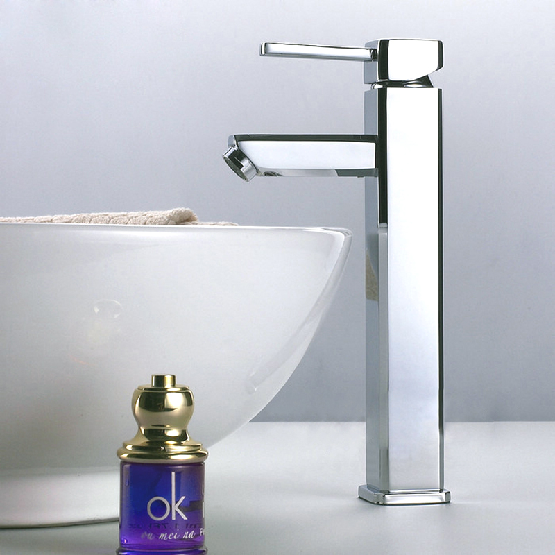 Wovier Vessel Faucet with Supply Hose,Single Handle Single Hole Bathroom Faucet W8357