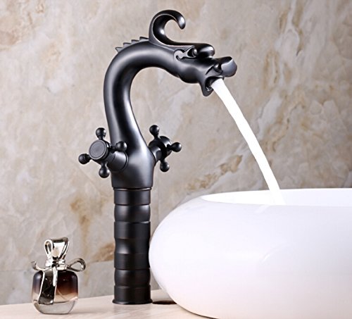 Wovier Vessel Faucet,Single Handle Single Hole Bathroom Faucet W8335-3