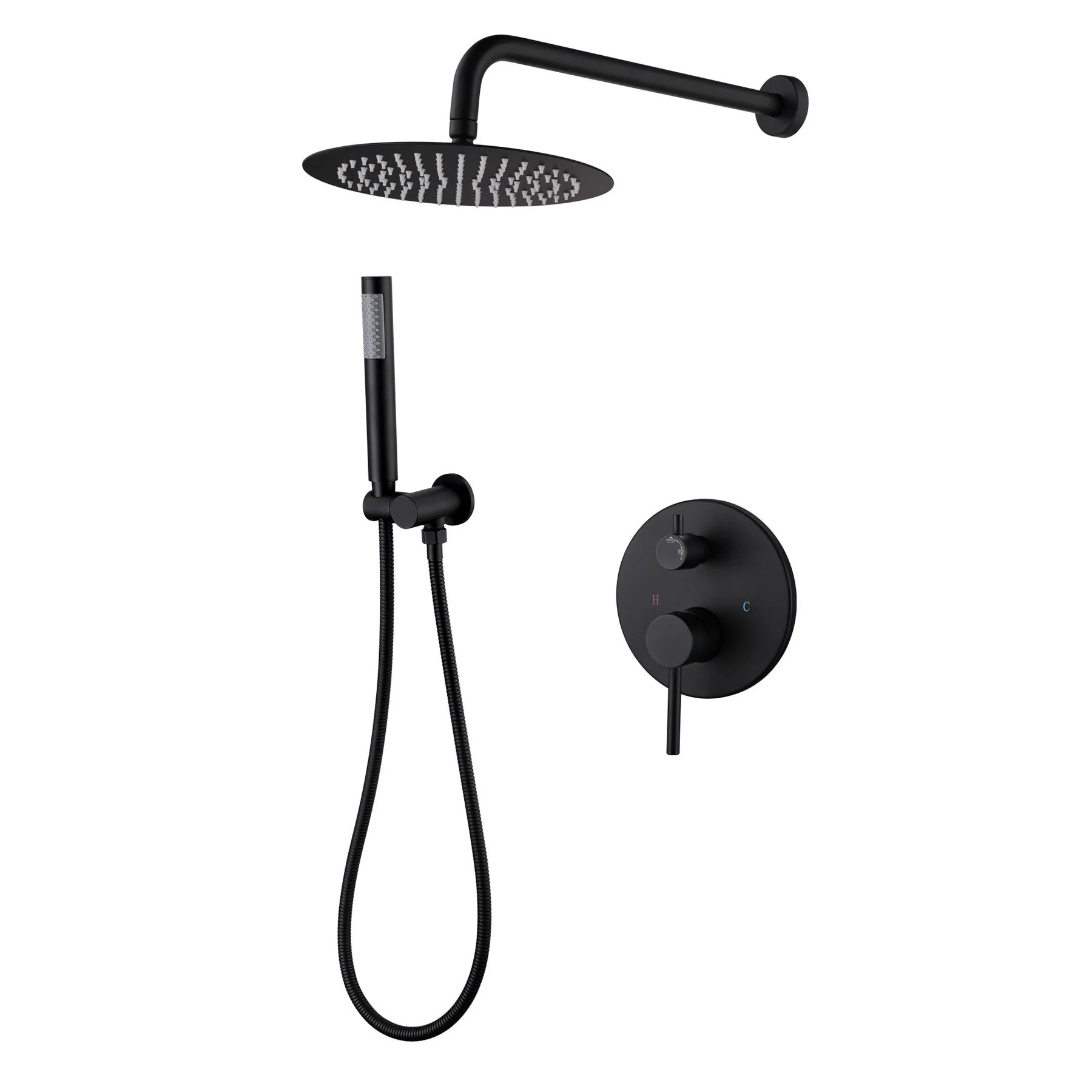Wovier Shower System Rain Shower Handheld Sprayer with Shower Hose - W8815-11