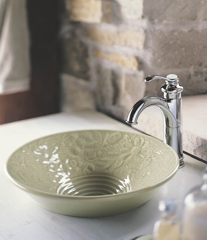 Wovier Waterfall Vessel Faucet with Supply Hose,Single Handle Single Hole Bathroom Faucet W8270-9