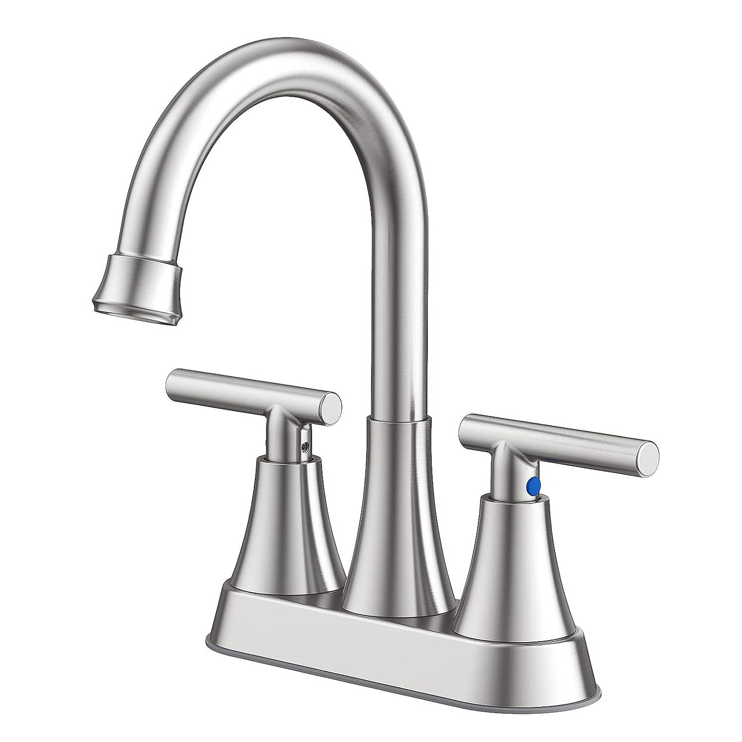 Wovier Centerset Faucet, 4 inch 2-Handle Bathroom sink Faucet-W8001-05