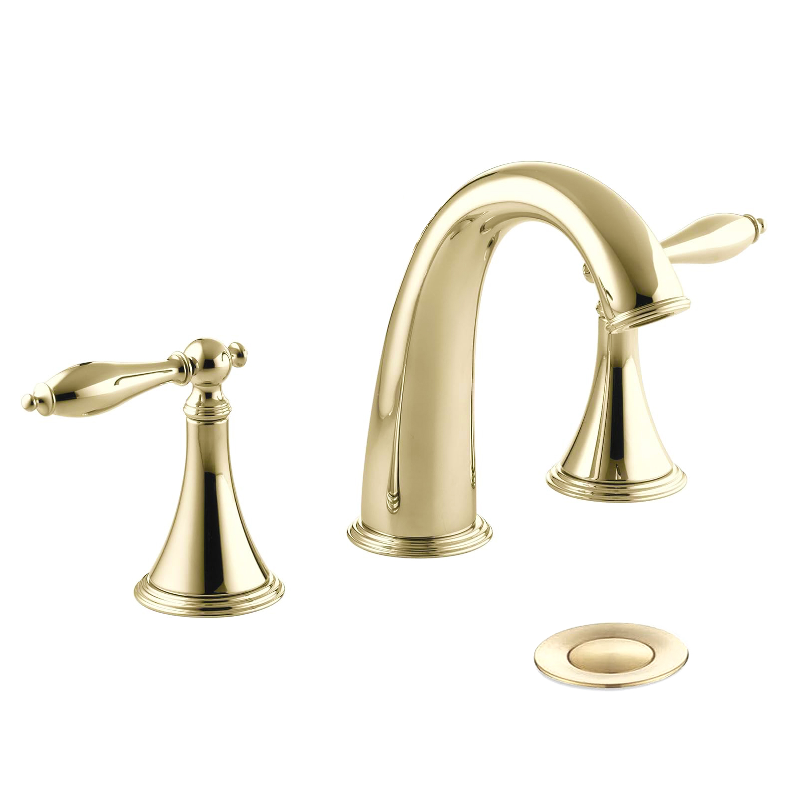 Wovier Widespread Faucet,Three Handle Two Hole Bathroom sink Faucet-Wovier W8401-6