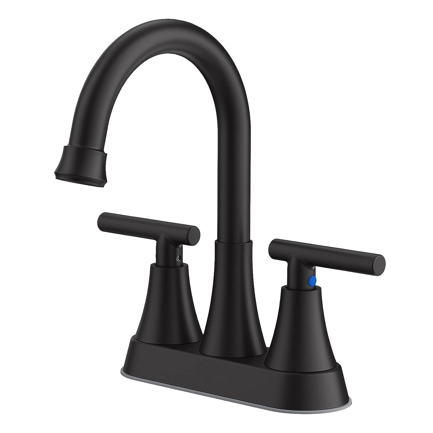 Wovier Centerset Faucet, 4 inch 2-Handle Bathroom sink Faucet-W8001-06