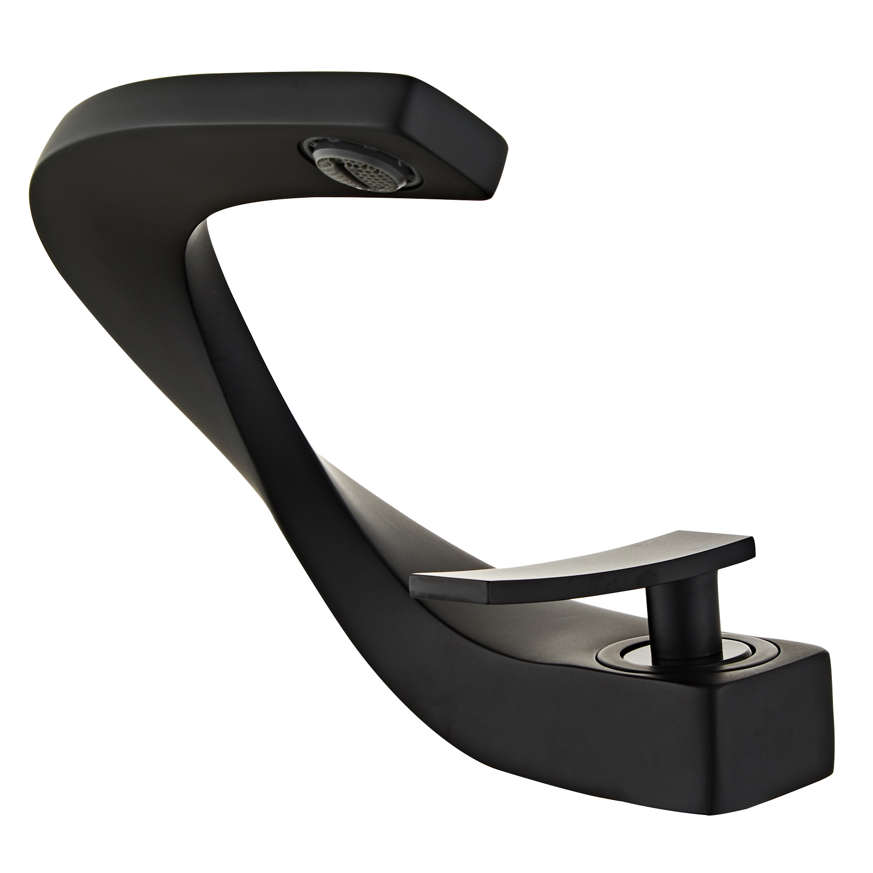 Wovier Waterfall Bathroom Sink Faucet,Single Handle Single Hole Faucet-W8246-5