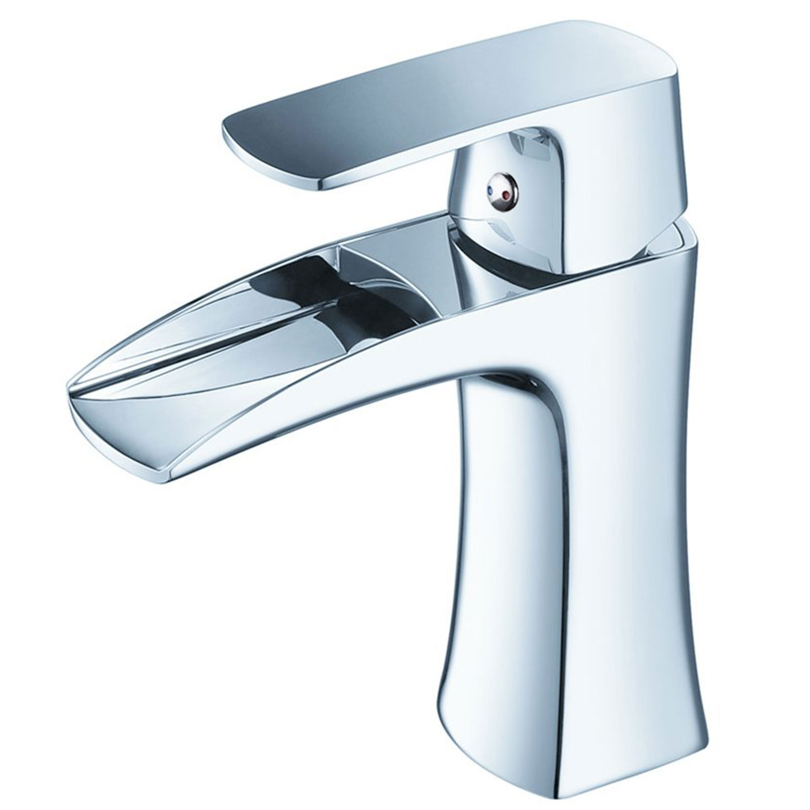 Wovier Bathroom Sink Faucet with Supply Hose,Single Handle Single Hole Lavatory Faucet W8232-2