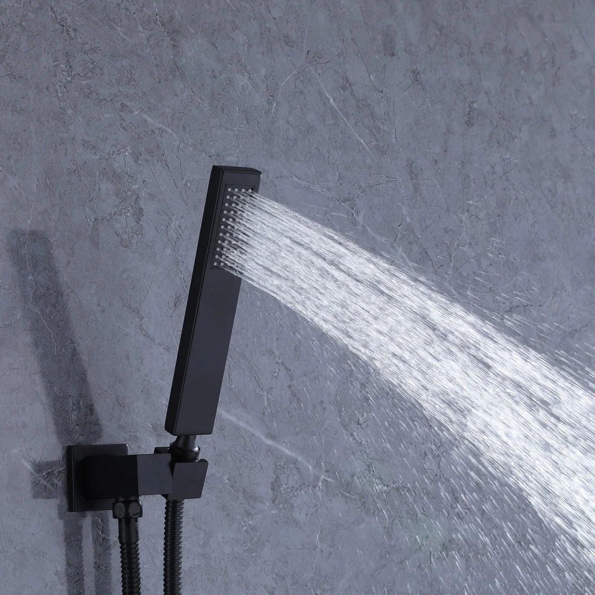 Wovier Shower System Rain Shower Handheld Sprayer with Shower Hose - W8806-16