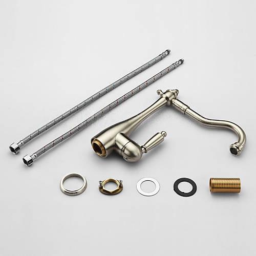 [Copy]Wovier Kitchen Faucet with Supply Hose,Single Handle Single Hole Kitchen Sink Faucet W8598