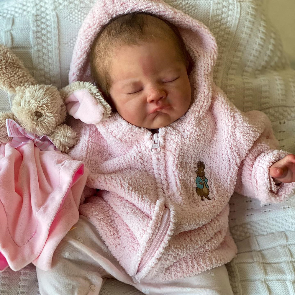 18'' Bernie Cute Reborn Baby Dolls Girl-August Series