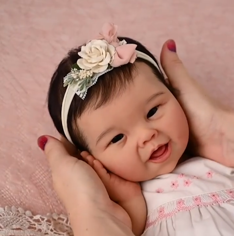17 '' Real Lifelike Twins Dolly and Lloyd Reborn Baby Doll Girl