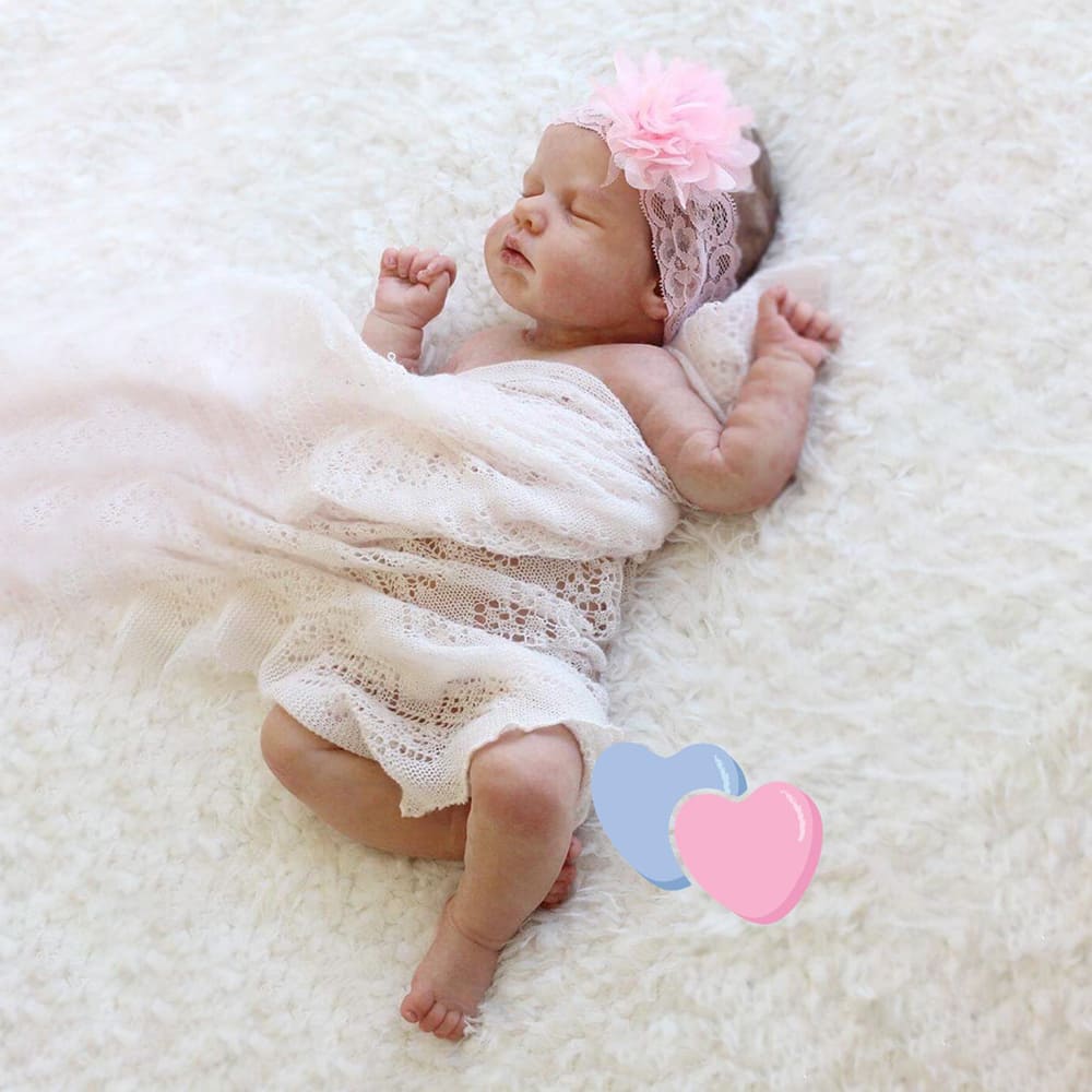 17" Flexible Waterproof Full Solid Silicone Reborn Baby Ollie