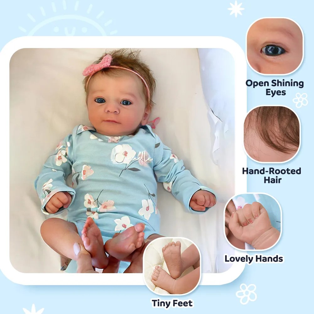 19 inch OliviReborn Baby Doll Toy