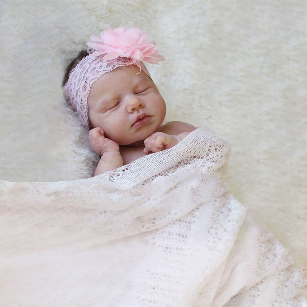 17" Flexible Waterproof Full Solid Silicone Reborn Baby Ollie