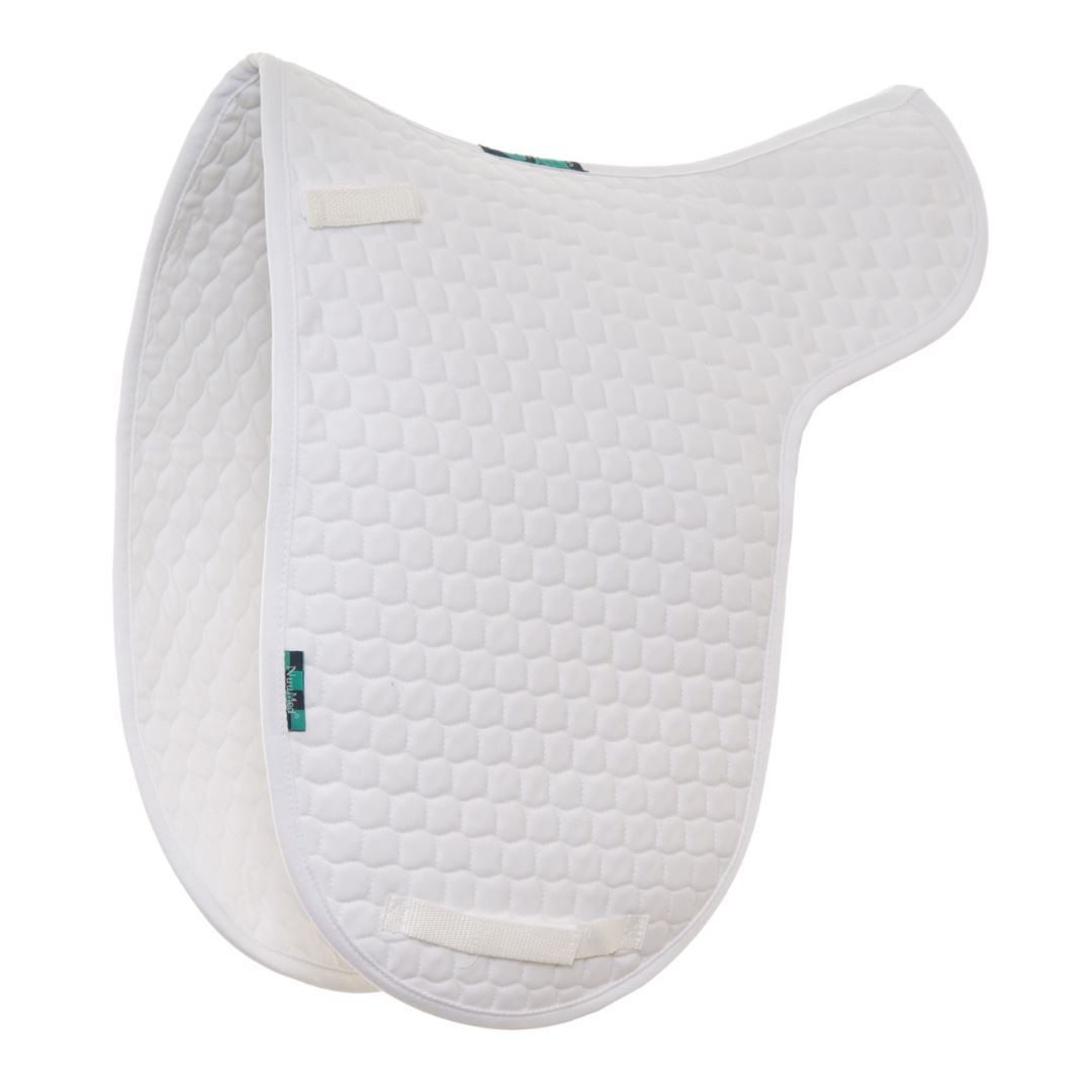 Nuumed Quilt Dressage Numnah (NM11 DR) White - Large