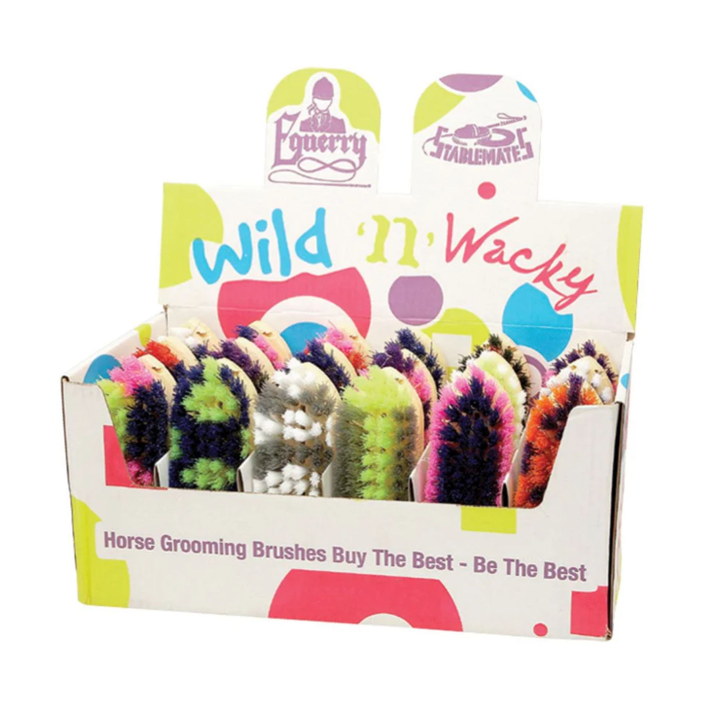 Wild 'n' Wacky Display Large Dandy Brush 8 Pack