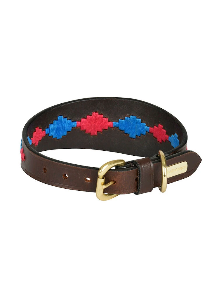 Weatherbeeta Lurcher Polo Leather Dog Collar