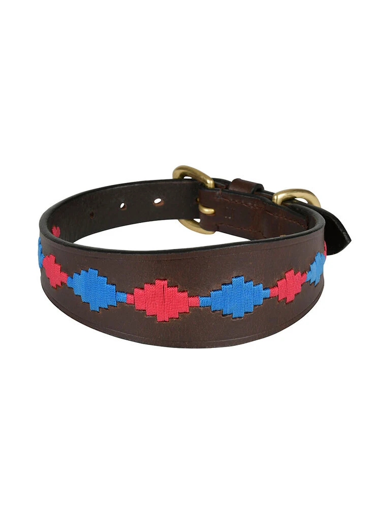 Weatherbeeta Lurcher Polo Leather Dog Collar