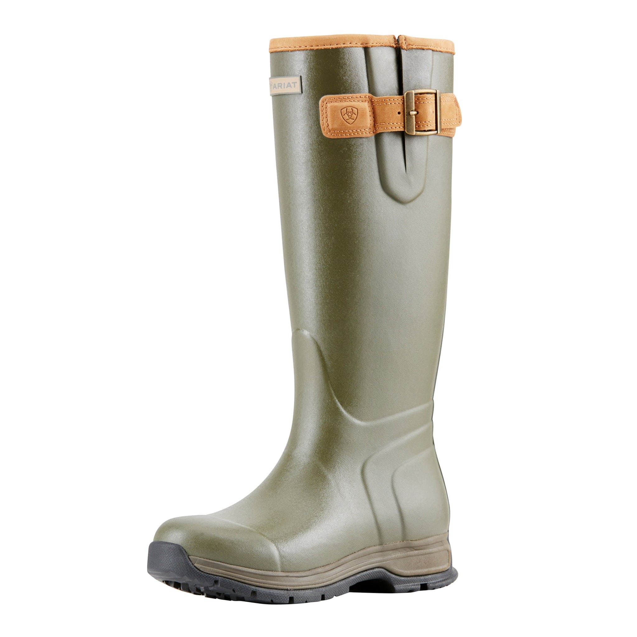 Ariat Burford Insulated Wellington Boots 10018853 Olive Green Front Side