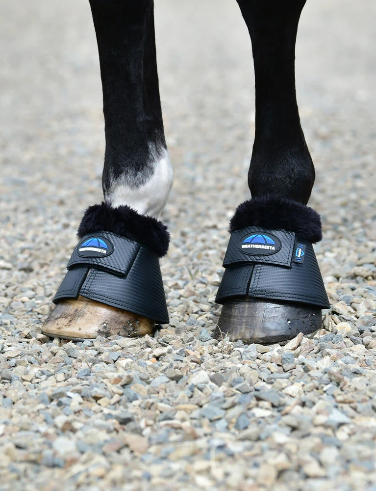 Weatherbeeta Tough-Tec Fleece Trim Bell Boots