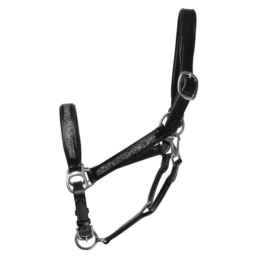 14286 Hy Encrusted Leather Head Collar 