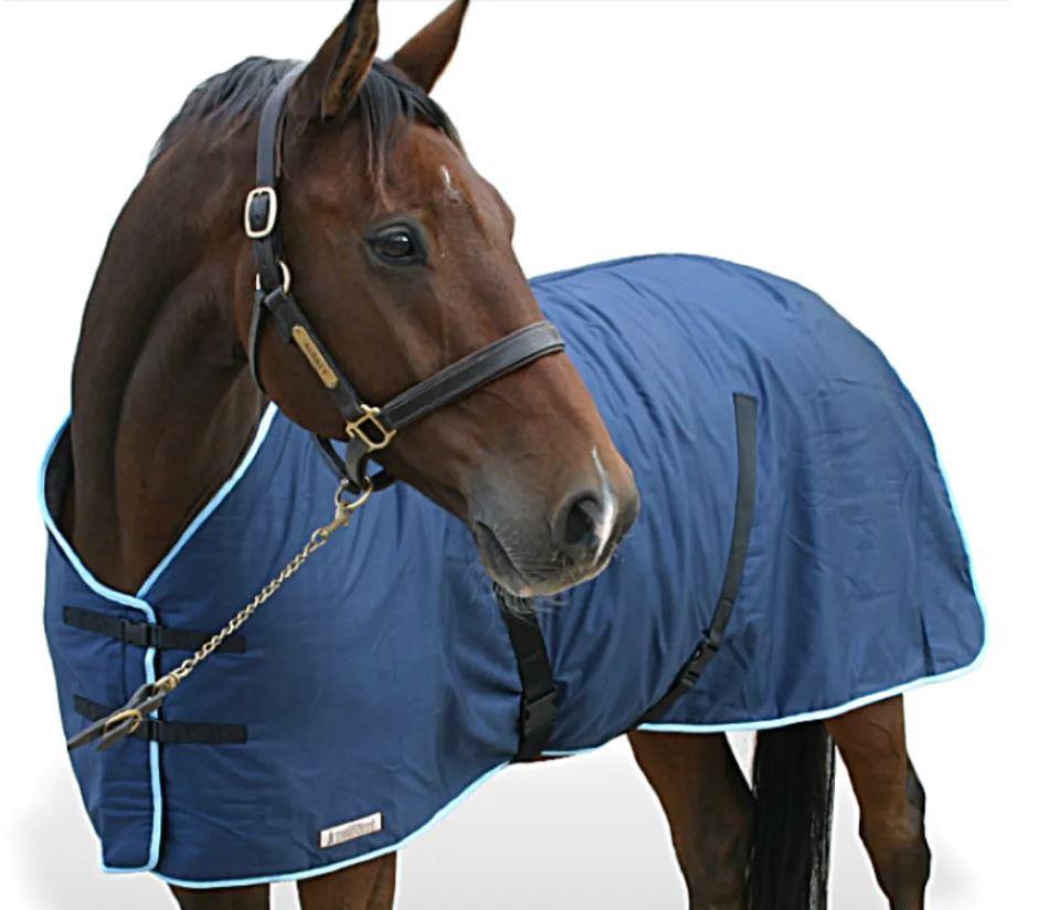 Thermatex Covered Cooler Rug (TSR) Black With Grey Trim Size 7'0