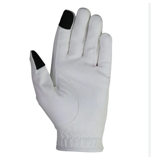 Hy Equestrian Children's Cadiz Riding Gloves White